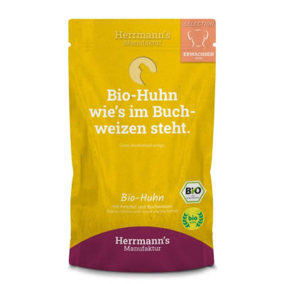 HERRMANNS-MANUFAKTUR-Selection-Dog-Bio-Huhn-bio-kurczak-z-koprem-wloskim-150g_[4041]_1200