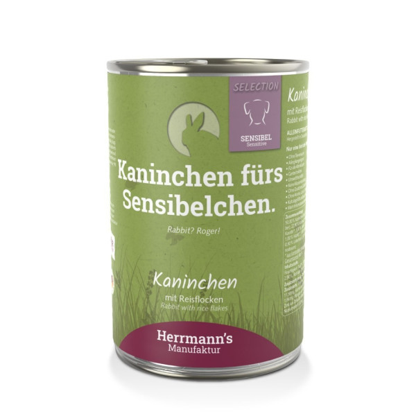 HERRMANNS-Selection-Sensitive-Dog-Kaninchen-krolik-400g_[4014]_1200